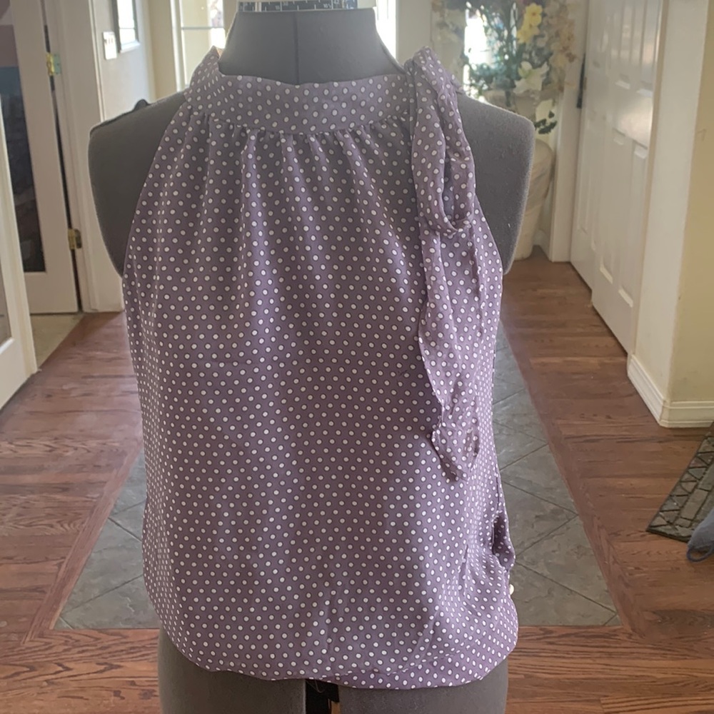Sophisticated lavender blouse